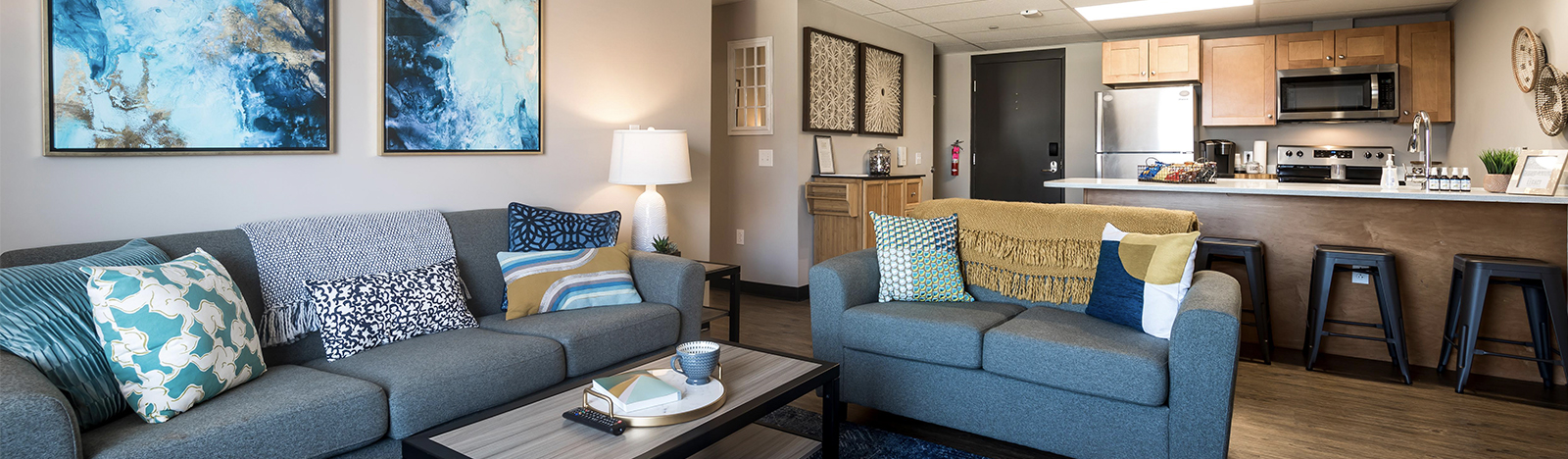 Apartment featuring an open floor plan